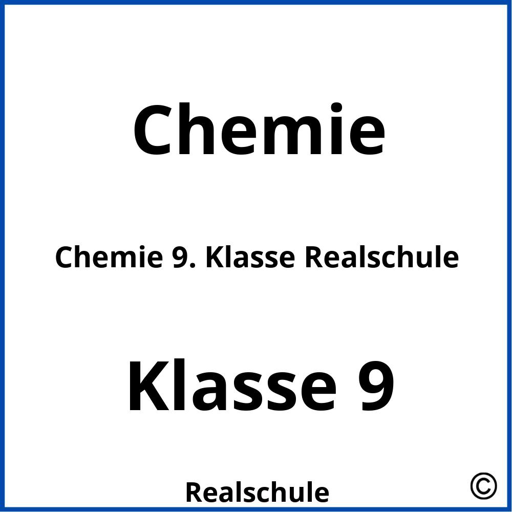 Chemie 9. Klasse Realschule