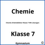 Chemie Arbeitsblätter Klasse 7 Mit Lösungen