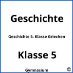 Geschichte 5. Klasse Griechen